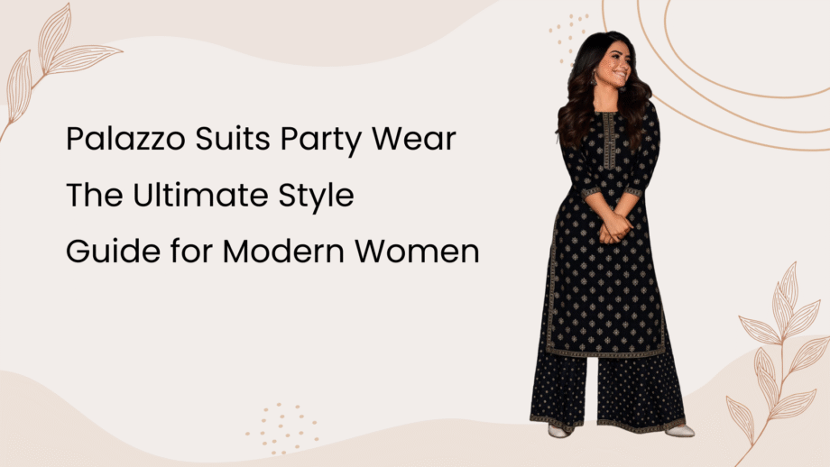 palazzo suits party wear